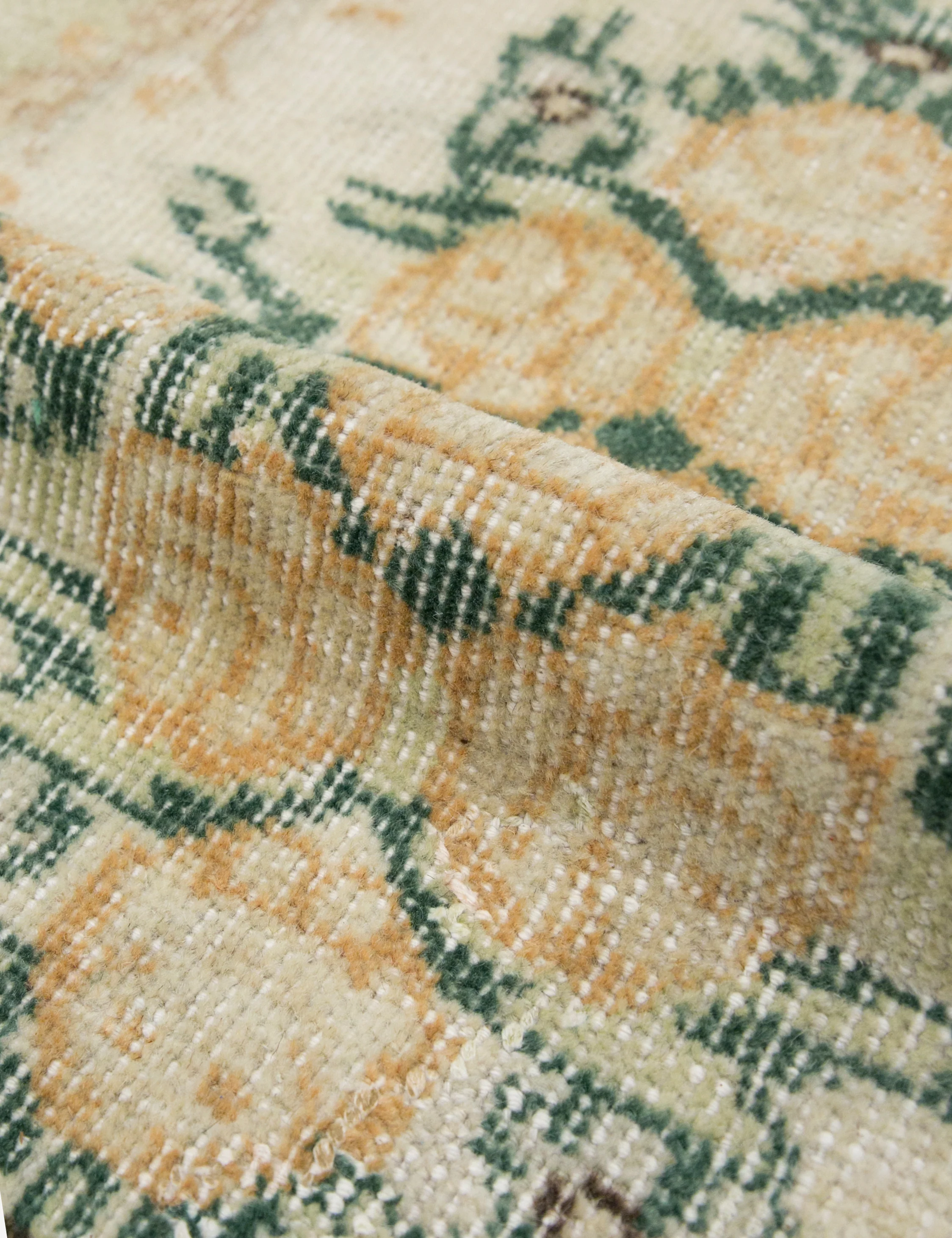 Vintage Turkish Hand-Knotted Wool Rug No. 384, 6'8" x 9'11" - Image 4