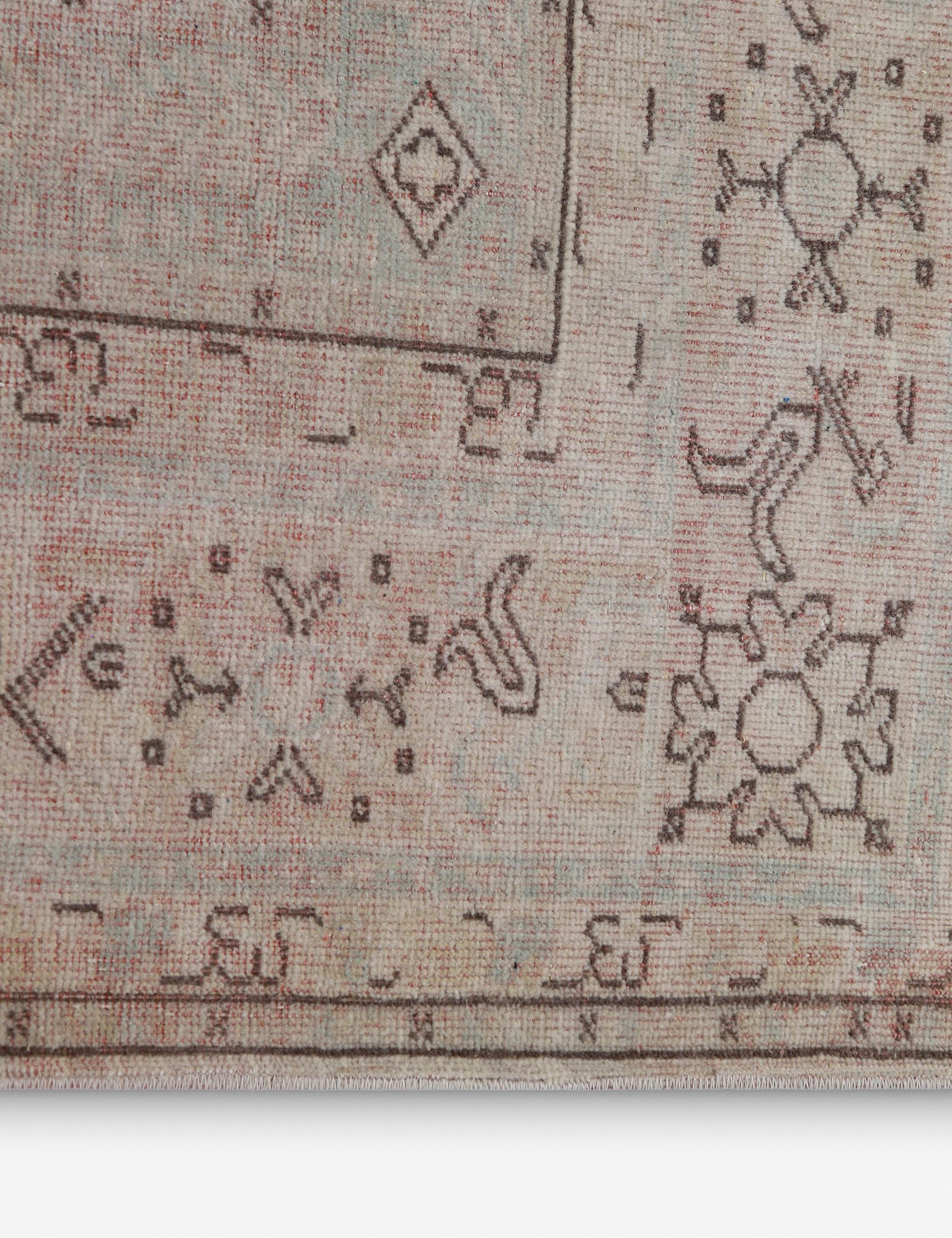 Vintage Turkish Hand-Knotted Wool Rug No. 404, 6' x 8'7" - Image 2