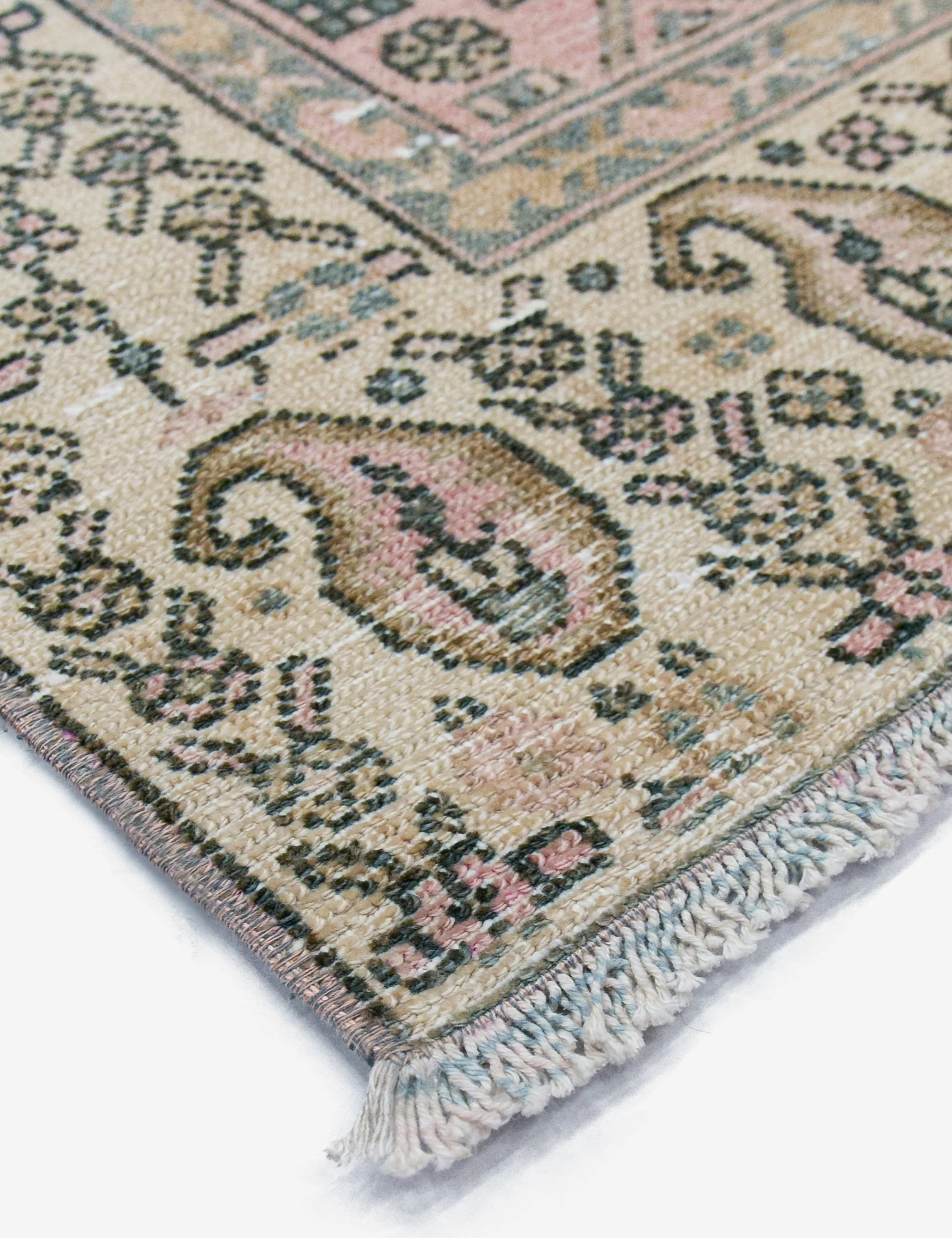 Vintage Turkish Hand-Knotted Wool Rug No. 449, 3'10" x 6'7" - Image 2
