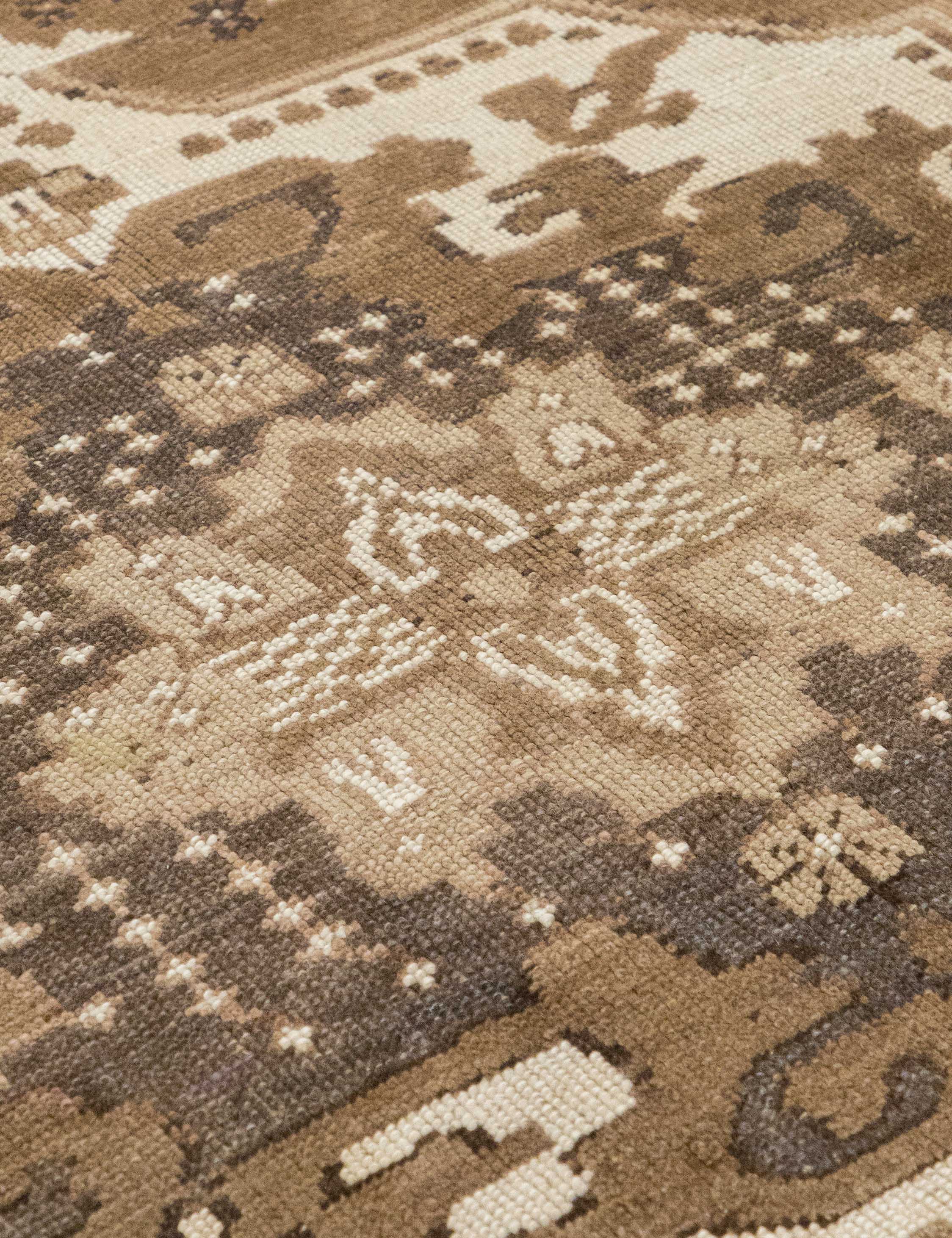 Vintage Turkish Hand-Knotted Wool Rug No. 560, 7'11" x 9'7" - Image 3