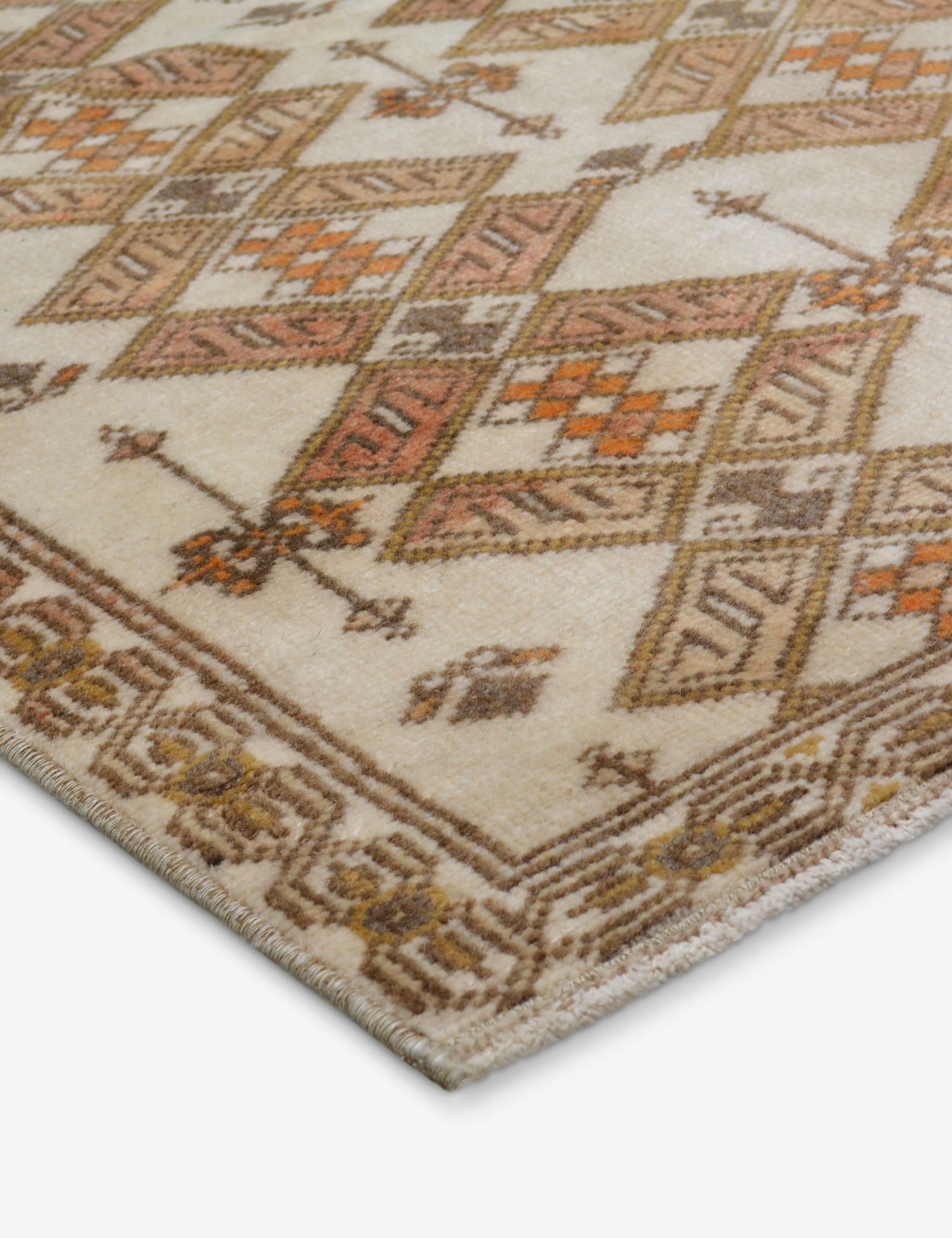 Vintage Turkish Hand-Knotted Wool Runner Rug No. 268, 2'6" x 8'7" - Image 3